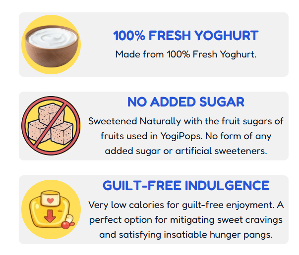 YogiPops - 100% Yoghurt Cubes 30g - (Pack of 2)